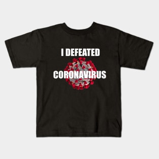 Coronavirus survivor Kids T-Shirt